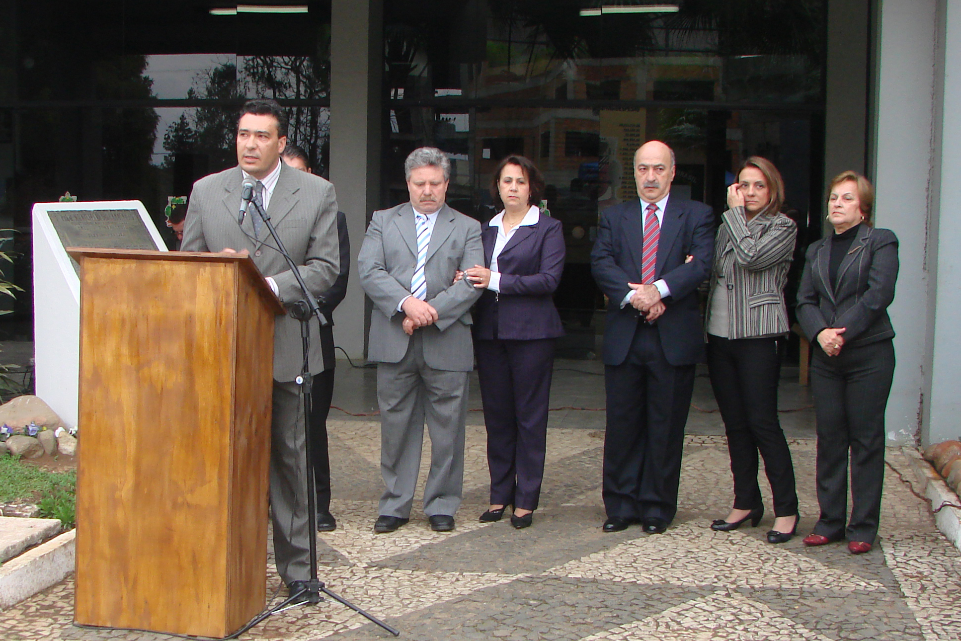 Presidente Wilson Pereira participa de inauguração do busto em homenagem à Dr. Haroldo Ferreira